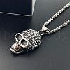 Vintage Punk Skull Pendant Necklaces for Men NG8024-2
