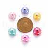 Opaque Acrylic Beads MACR-Q239-018B-4