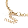 Trendy Shell Bib Beach Necklaces NJEW-N0031-01-4