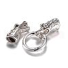Alloy Spring Gate Rings PALLOY-P105-07AS-2