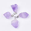 Natural Amethyst Pendants G-S349-05-1