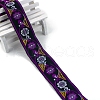 Flat Ethnic Style Embroidery Polyester Ribbons PW-WG12916-04-1