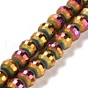 Electroplate Glass Beads Strands EGLA-Z001-03A-FP02-1
