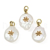 Natural Keshi Pearl Pendants STAS-Z136-01G-05-1