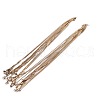 1.5mm Stainless Steel Square Snake Chain Necklaces TW4888-2-5