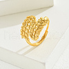Brass Adjustable Finger Rings for Women ZV7017-3-1