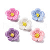 Opaque Resin Cabochons X-RESI-R455-01B-1