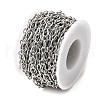 304 Stainless Steel Oval Link Chains CHS-C018-04P-2