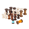   24Pcs 6 Styles Wooden Empty Spools for Wire TOOL-PH0001-82-7