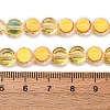 Electroplate Glass Beads Strands EGLA-C010-01A-HP03-4