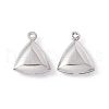 Non-Tarnish 304 Stainless Steel Pendants STAS-C057-09P-1