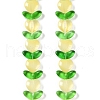 Transparent Glass Beads Strands GLAA-B021-04F-1