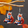 Acrylic Dangle Earrings HJ6740-3-1