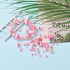 497Pcs 5 Style Rainbow ABS Plastic Imitation Pearl Beads OACR-YW0001-07D-10