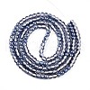 Baking Painted Transparent Glass Beads Strands DGLA-N011-4mm-08-2