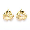 Brass Micro Pave Cubic Zirconia Pendants KK-N265-23G-1
