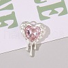 Alloy Rhinestone Charms FIND-PW0025-16A-1