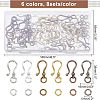 Tibetan Style Alloy S Hook Clasps TIBE-CA0001-02-2