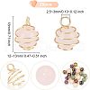 Fingerinspire 20Pcs Natural Mixed Gemstone Pendants FIND-FG0001-53-2