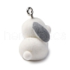 Flocky Resin Pendants FIND-S001-02B-2