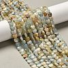 Natural Flower Amazonite Beads Strands G-P575-C07-6mm-1
