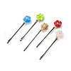 Baking Painted Stainless Steel Hair Bobby Pin Bookmarks AJEW-JK00221-1