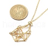 304 Stainless Steel Macrame Pouch Braided Gemstone Holder Pendant Necklace Making NJEW-TA00097-01-2