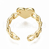Brass Enamel Cuff Rings RJEW-N035-006-NF-4