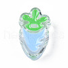 Transparent Acrylic Enamel Beads OACR-N130-025-01-1