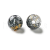 Transparent Crackle Acrylic Beads DACR-D300-01D-10mm-2