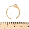 304 Stainless Steel Glass Rhinestone Cuff Rings RJEW-S626-08G-3