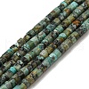 Natural African Turquoise(Jasper) Beads Strands X-G-C084-D03-02-1