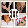 ARRICRAFT 7.5M 3 Styles Round Braided Leather Cord OCOR-AR0001-68-6
