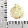 304 Stainless Steel Rhinestone Pendants STAS-Z135-11G-3