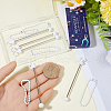 SUNNYCLUE 8Pcs Iron Bar Beadable Pendant Decorations for Jewelry Making DIY Crafts IFIN-SC0001-76-3