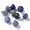 Natural Blue Aventurine Pendants G-B041-01P-09-1