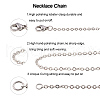 304 Stainless Steel Necklace X-MAK-K004-07P-4