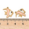 304 Stainless Steel Enamel Pendants STAS-Z139-03G-02-3