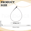 Plastic Hang Tag Fasteners FIND-WH0139-315B-02-2