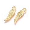 Tibetan Style Alloy Wing Charms TIBEP-3344-G-NR-2
