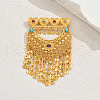 Elegant Heart Brass Brooches for Women LY4054-5