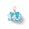 Glass Pendants PALLOY-MZ00673-04-2