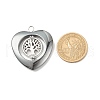 Non-magnetic Synthetic Hematite Pendants PALLOY-JF01514-3