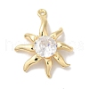 Brass Micro With Glass Pendants KK-U013-05P-1