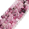 Natural Cherry Blossom Agate Beads Strands G-B076-A02-01-2