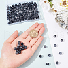 SUPERFINDINGS 3 Strands Natural Snowflake Obsidian Beads Strands G-FH0001-62-3
