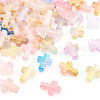 100Pcs Plating Acrylic Beads DIY-TAC0020-61-10