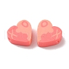 Valentine's Day Theme Handmade Polymer Clay Beads FIND-TAC0008-34A-2