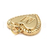 Rack Plating Real 18K Gold Plated Brass Pendants KK-E260-01G-M-3