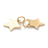 (Defective Closeout Sale:Scratched Surface)304 Stainless Steel Charms STAS-XCP0001-33G-2